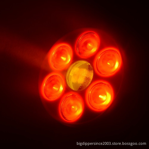 DMX512 LED 6*8W RGBW 4 in1 Wash Beam with spot KTV Disco DJ Light LM20SW Stage Led Light Moving Head Light